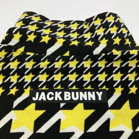  Jack Bunny!! ジャックバニー レディース モックネック 長袖 カットソー  263-1266906 イエロー×ブラック 開封未使用品