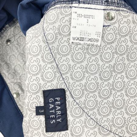  PEARLY GATES パーリーゲイツ レディース ゴルフウェア バックロゴ ハーフパンツ  ブルー 開封未使用品