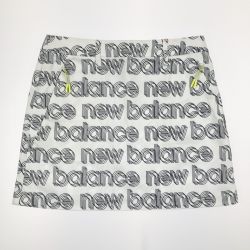 ▽▽ NEW BALANCE ニュー・バランス ゴルフウェア ロゴスカート サイドファスナー 012-8234502 開封未使用品 Sランク