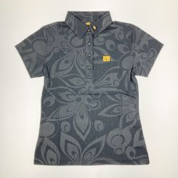 ▽▽  LOUDMOUTH ラウドマウス レディース ゴルフウェア ポロシャツ M SIZE ブラック 開封未使用品 Sランク