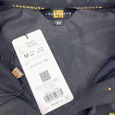   LOUDMOUTH ラウドマウス レディース ゴルフウェア ポロシャツ M SIZE ブラック 開封未使用品