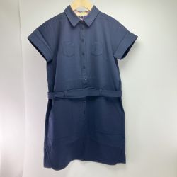 ▽▽  VIVA HEART レディース ゴルフウェア シャツワンピース  ネイビー 開封未使用品 Sランク