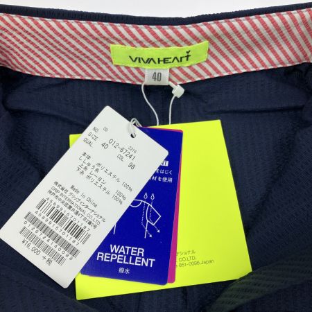   VIVA HEART レディース ゴルフウェア シャツワンピース  ネイビー 開封未使用品