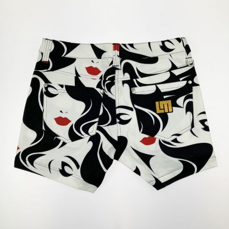  LOUDMOUTH ラウドマウスゴルフ レディース ゴルフウェア 女性柄ショートパンツ Lサイズ 778-350