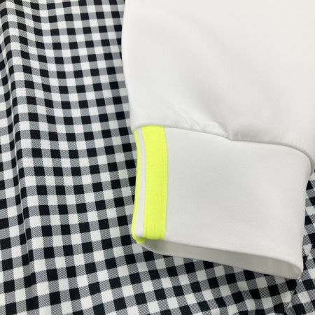  black&white ブラックアンドホワイト レディース ゴルフウェア ギンガムチェック トレーナー スウェット LL 開封未使用品