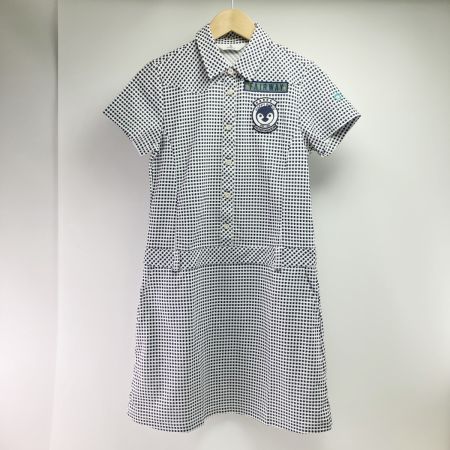  Munsingwear マンシングウェア レディース ギンガムチェック ワンピース ブラック 開封未使用品