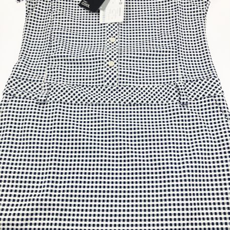  Munsingwear マンシングウェア レディース ギンガムチェック ワンピース ブラック 開封未使用品