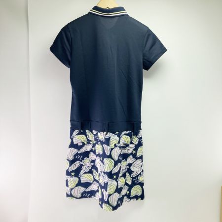  and per se アンパスィー ゴルフウェア ポロワンピース 貝殻モチーフ Mサイズ ネイビー 開封未使用品