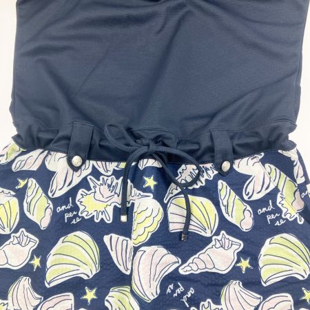  and per se アンパスィー ゴルフウェア ポロワンピース 貝殻モチーフ Mサイズ ネイビー 開封未使用品