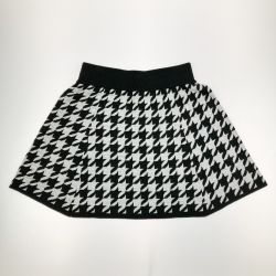 ▽▽ rienda suelta レディース ゴルフウェア ウールスカート 千鳥格子柄 Sサイズ ブラック 開封未使用品 Sランク