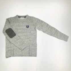 ▽▽ Jack Bunny!! ジャックバニー レディース ゴルフウェア ニット セーター ライトグレー 開封未使用品 Sランク