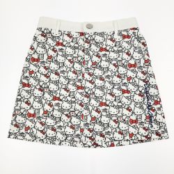 ▽▽  kiss on the green ハローキティ コラボ インナーパンツ付 スカート ゴルフウェア Bランク