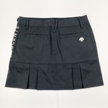  DESCENTE デサント ゴルフウェア サイドファスナープリーツ スカート M ブラック