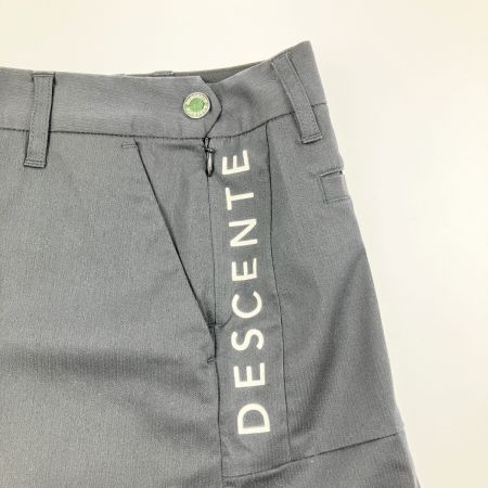  DESCENTE デサント ゴルフウェア サイドファスナープリーツ スカート M ブラック