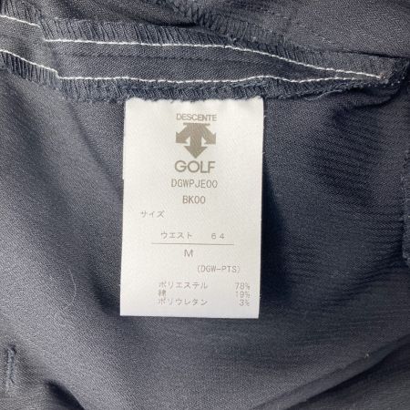  DESCENTE デサント ゴルフウェア サイドファスナープリーツ スカート M ブラック