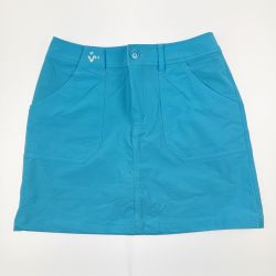▽▽  VIVA HEART ゴルフウェア インナーパンツ付き スカート 40 スカイブルー Bランク