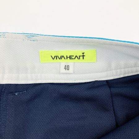   VIVA HEART ゴルフウェア インナーパンツ付き スカート 40 スカイブルー