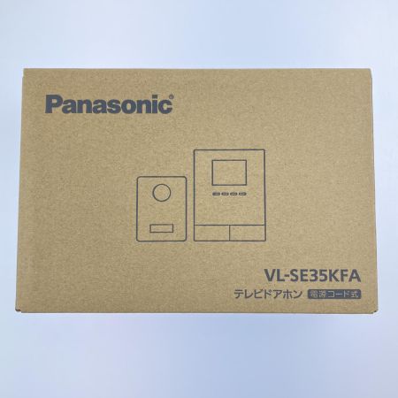  Panasonic パナソニック テレビドアホン 電源コード式 VL-SE35KFA 開封未使用品