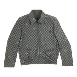 ▽▽ LOUIS VUITTON ルイヴィトン  Giubbotto Jet Pocket ダミエ クロス ジェットポケットジャンパー ジップアップブルゾン 1AHHBDW Bランク