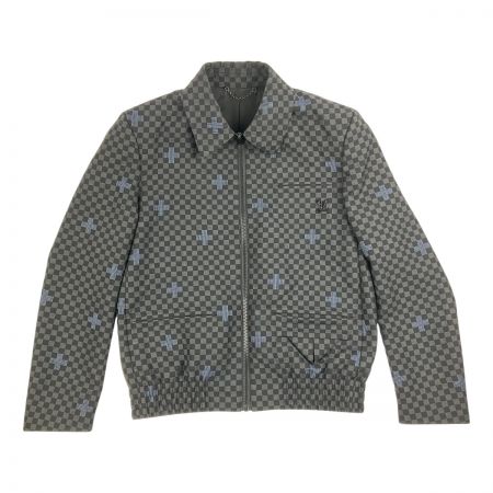  LOUIS VUITTON ルイヴィトン  Giubbotto Jet Pocket ダミエ クロス ジェットポケットジャンパー ジップアップブルゾン 1AHHBDW