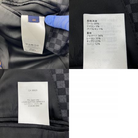  LOUIS VUITTON ルイヴィトン  Giubbotto Jet Pocket ダミエ クロス ジェットポケットジャンパー ジップアップブルゾン 1AHHBDW