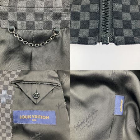  LOUIS VUITTON ルイヴィトン  Giubbotto Jet Pocket ダミエ クロス ジェットポケットジャンパー ジップアップブルゾン 1AHHBDW