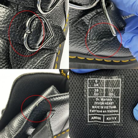  Dr.Martens ドクターマーチン DEVON HEART デボンハート ２ストラップ UK5 24cm AW006/KV11V