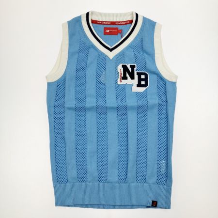  NEW BALANCE ニュー・バランス レディース ゴルフウェア サマーベスト Lサイズ スカイブルー 開封未使用品