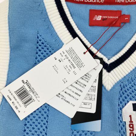  NEW BALANCE ニュー・バランス レディース ゴルフウェア サマーベスト Lサイズ スカイブルー 開封未使用品
