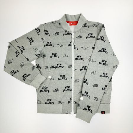  NEW BALANCE ニュー・バランス レディース ゴルフウェア Wジップジャケット スウェット L グレー