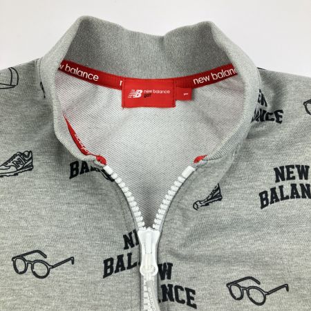  NEW BALANCE ニュー・バランス レディース ゴルフウェア Wジップジャケット スウェット L グレー