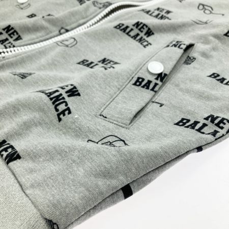  NEW BALANCE ニュー・バランス レディース ゴルフウェア Wジップジャケット スウェット L グレー