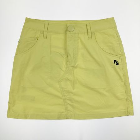  PEARLY GATES パーリーゲイツ レディース ゴルフウェア 紺ボーダーTシャツ イエロー スカートセット