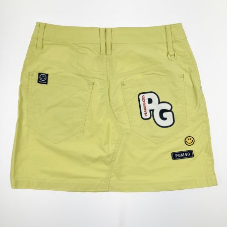  PEARLY GATES パーリーゲイツ レディース ゴルフウェア 紺ボーダーTシャツ イエロー スカートセット