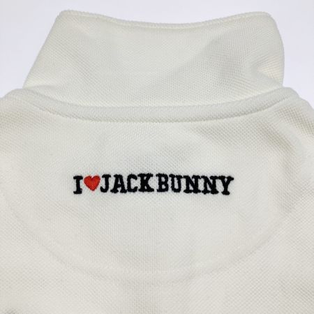  Jack Bunny!! ジャックバニー レディース ゴルフウェア ドラえもん ポロシャツ サイズ１ アイボリー