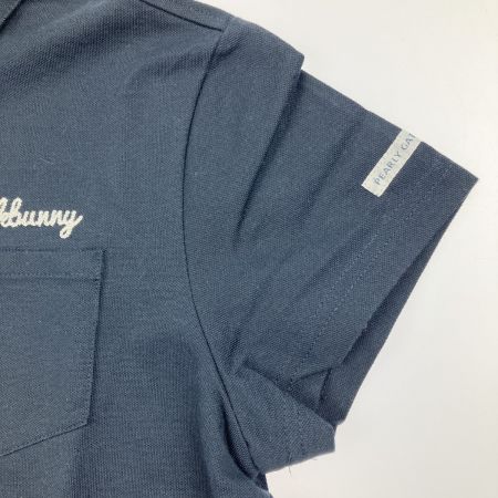  Jack Bunny!! ジャックバニー レディース ゴルフウェア バニーワッペン ポロシャツ 1 ネイビー