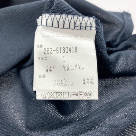  Jack Bunny!! ジャックバニー レディース ゴルフウェア バニーワッペン ポロシャツ 1 ネイビー