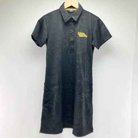  LOUDMOUTH ラウドマウスゴルフ レディース ゴルフウェア ポロシャツ ワンピース Mサイズ ブラック