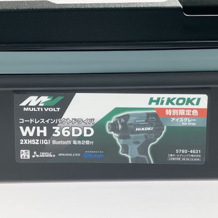  HiKOKI ハイコーキ コードレスインパクトドライバ 特別限定色 WH36DD 2XHSZ(IG) アイスグレー