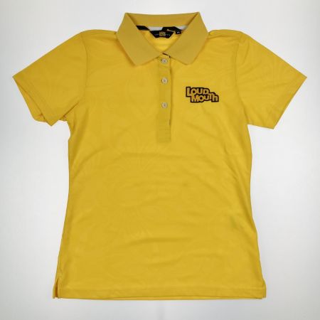  LOUDMOUTH ラウドマウスゴルフ レディース ゴルフウェア ポロシャツ Mサイズ イエロー