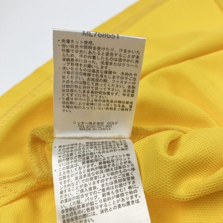  LOUDMOUTH ラウドマウスゴルフ レディース ゴルフウェア ポロシャツ Mサイズ イエロー