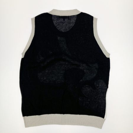   M・U SPORTS レディース ゴルフウェア ドッグ柄 サマーベスト 麻綿 SIZE 42 