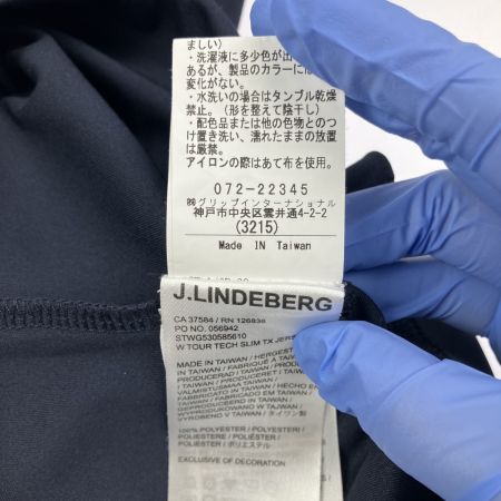   J.RINDEBERG レディース ゴルフウェア ポロシャツ Mサイズ ネイビー