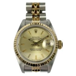 ▽▽ ROLEX ロレックス オイスターパーペチュアル デイトジャスト SS/YG 69173 Cランク