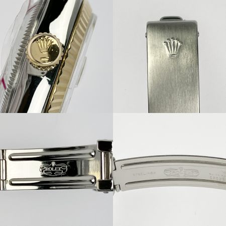  ROLEX ロレックス オイスターパーペチュアル デイトジャスト SS/YG 69173