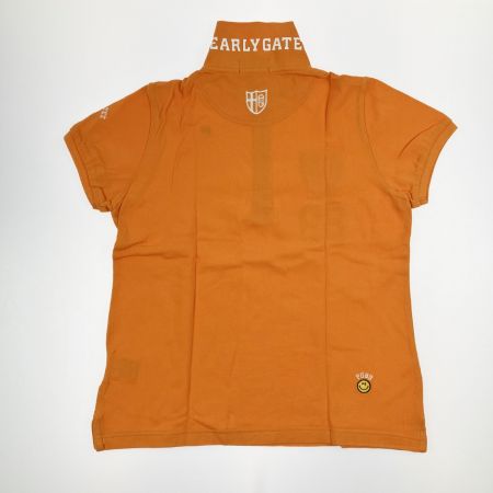  PEARLY GATES パーリーゲイツ レディース ゴルフウェア オレンジ ポロシャツ ネイビー スカート セット