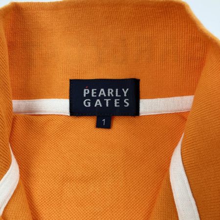  PEARLY GATES パーリーゲイツ レディース ゴルフウェア オレンジ ポロシャツ ネイビー スカート セット