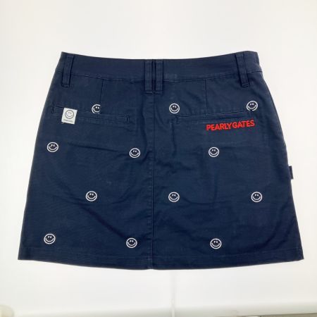  PEARLY GATES パーリーゲイツ レディース ゴルフウェア オレンジ ポロシャツ ネイビー スカート セット