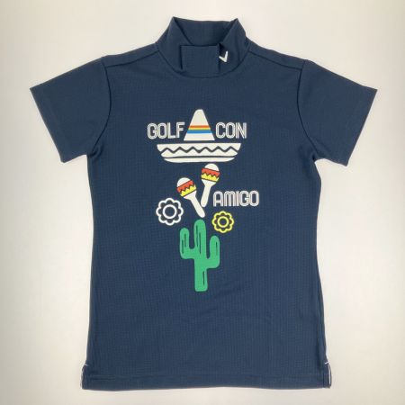  Callaway キャロウェイ レディース モックネック Tシャツ フラワー刺繍 コットンベスト セット