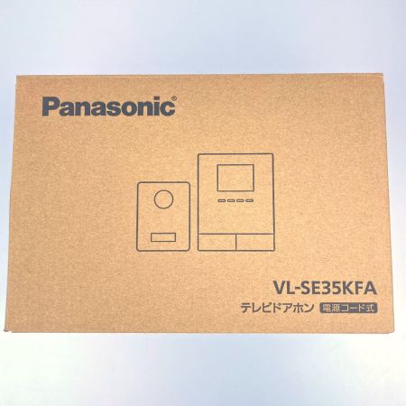  Panasonic パナソニック テレビドアホン 電源コード式 VL-SE35KFA 開封未使用品